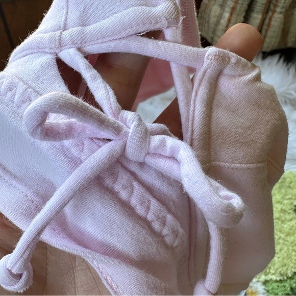 VS PINK • 2 Piece Black Floral & Pastel Pink Women's Bralette Set - Picture 9 of 11